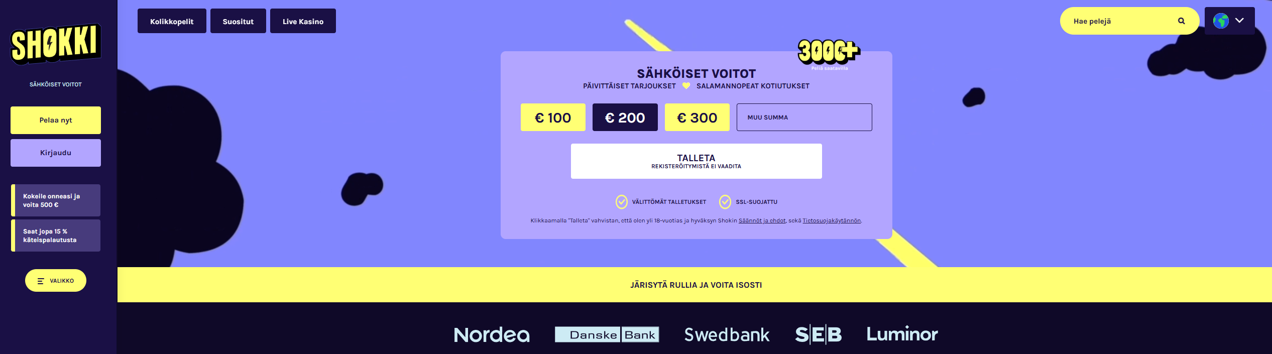 Brite kasino ilman rekisteröitymistä
