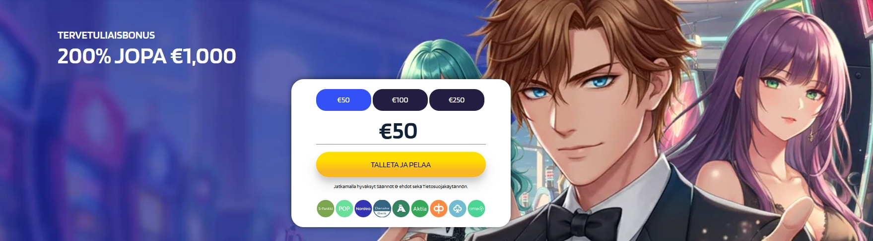 Lysa Casino tarjoaa bonuksen ilman rekisteröitymistä