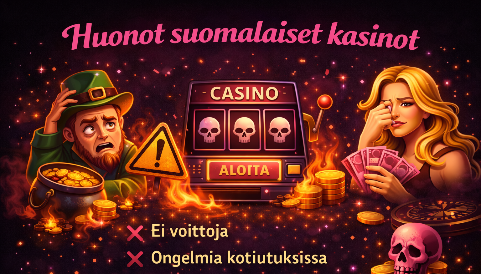 Huonot suomalaiset nettikasinot