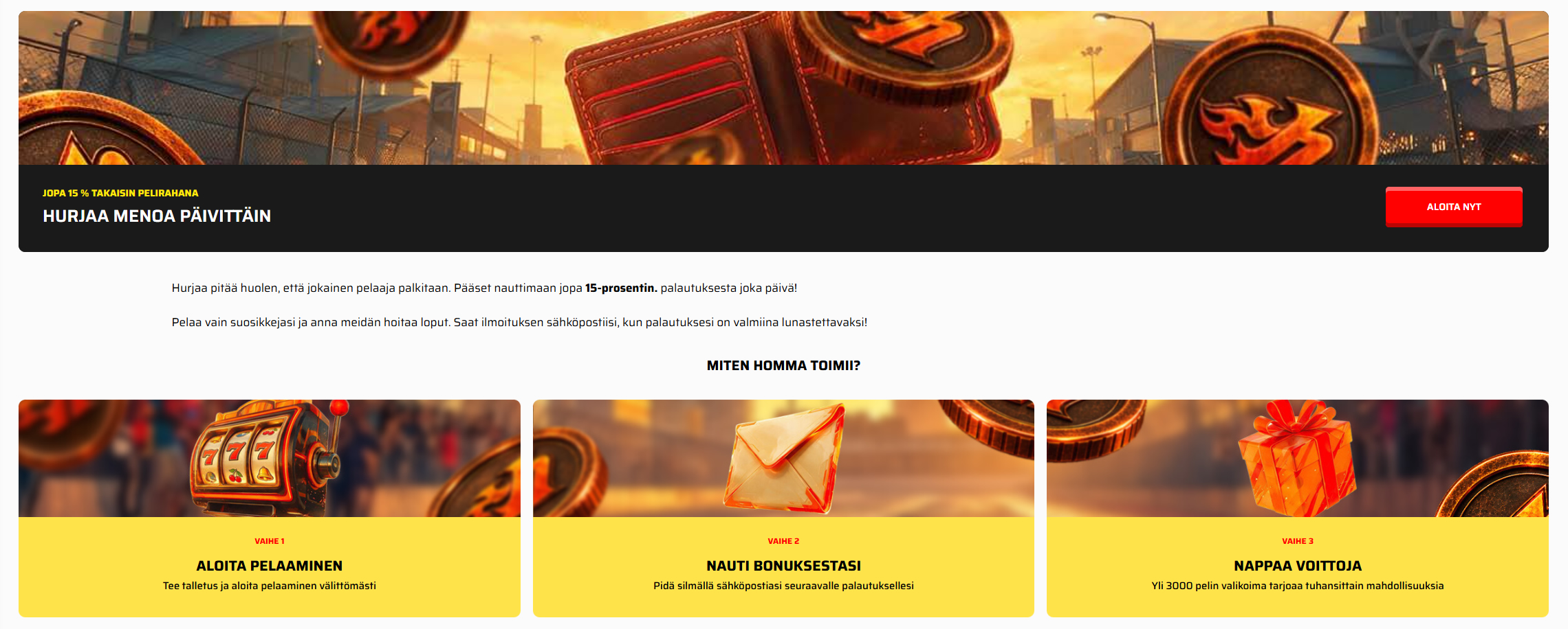 Hurjaa Casino bonus