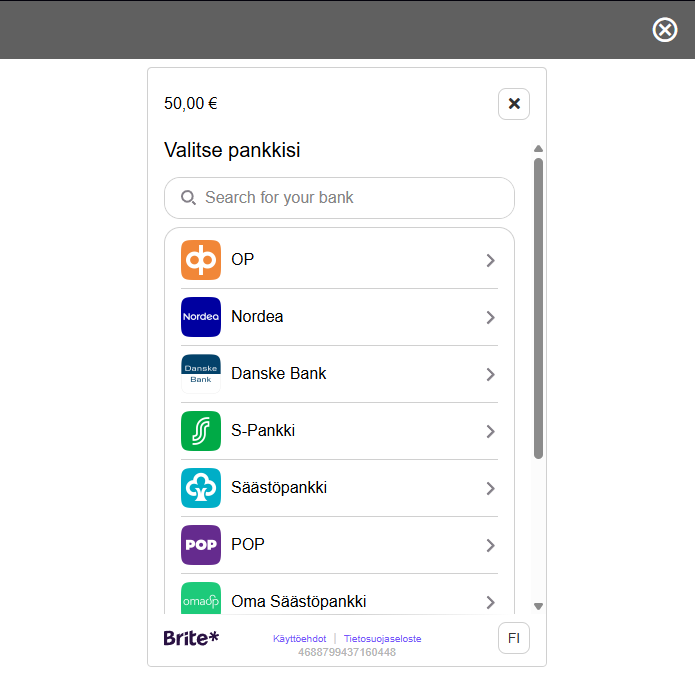 Lysa Casino talletus