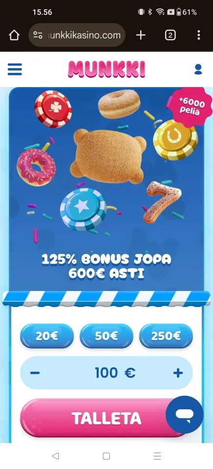 Mobiilikasino Android-puhelimella