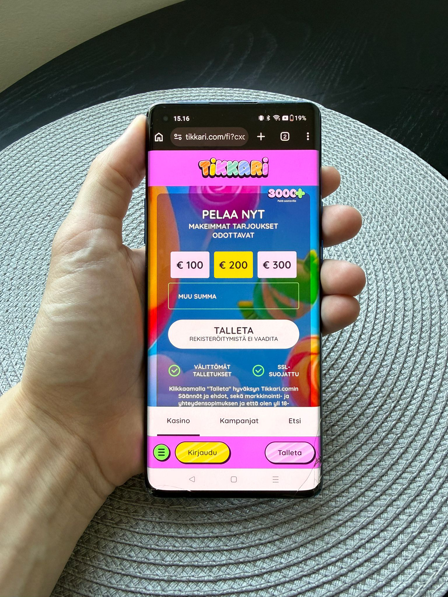 Moderni nettikasino toimii myös puhelimella