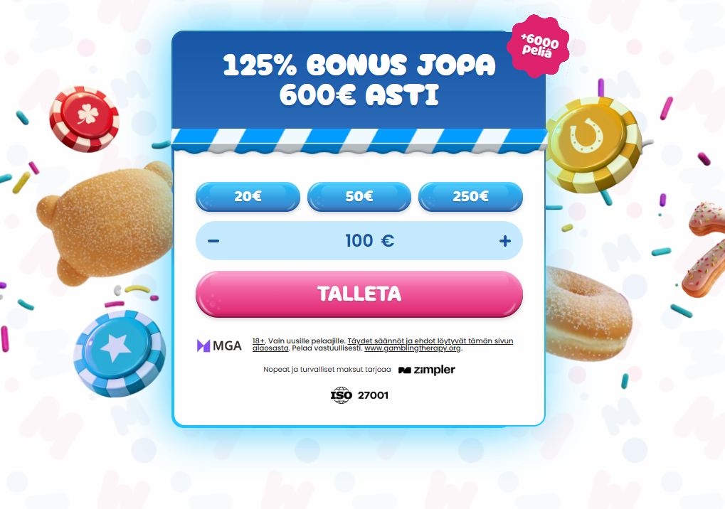 Munkki Casino bonus