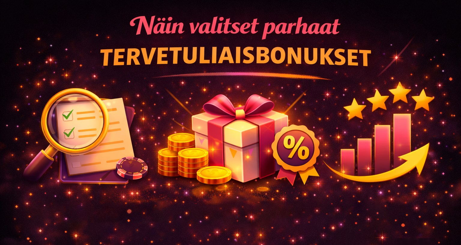Näin valitset parhaat tervetuliaisbonukset!