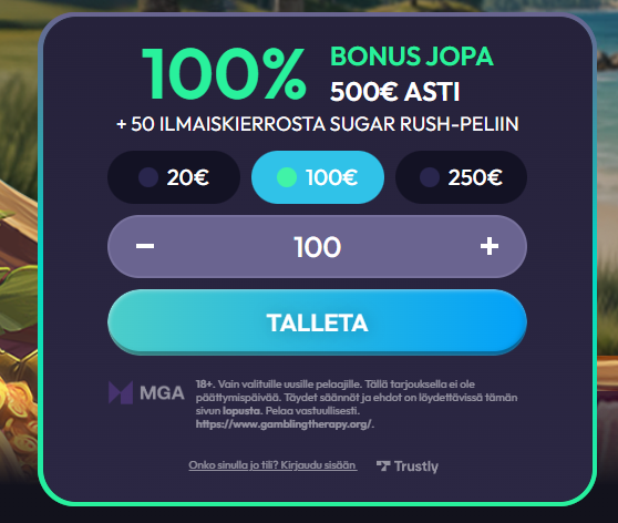 Saletti Casino bonus