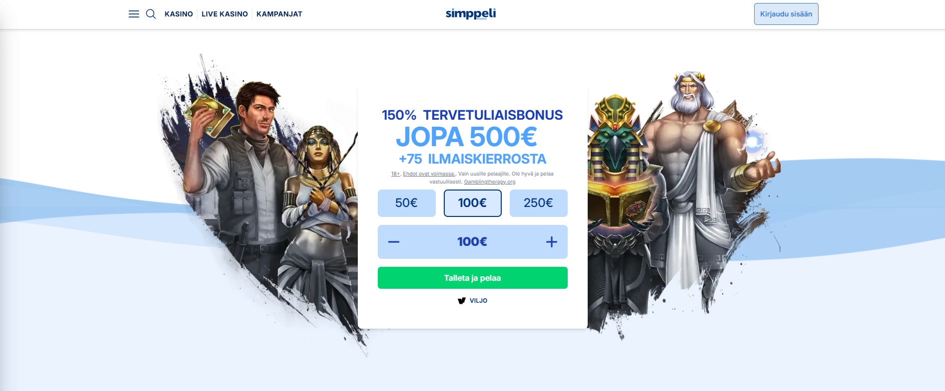Simppeli on uusi kasino, joka käyttää maksuihin Viljoa