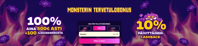Tyypillinen Trumo kasino bonus