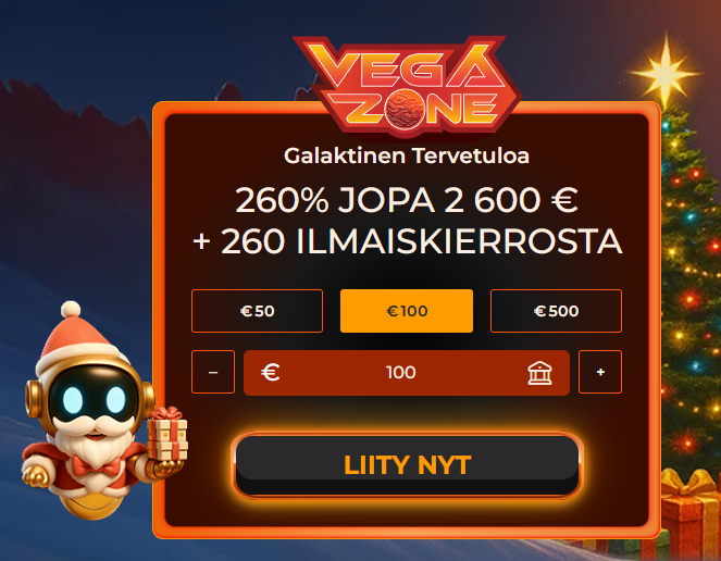 VegaZone Casino bonus