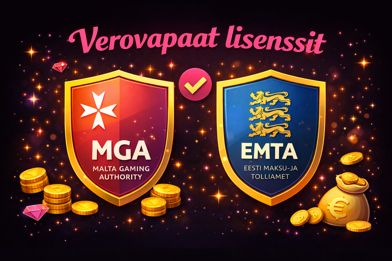 Verovapaat lisenssit eli MGA tai EMTA